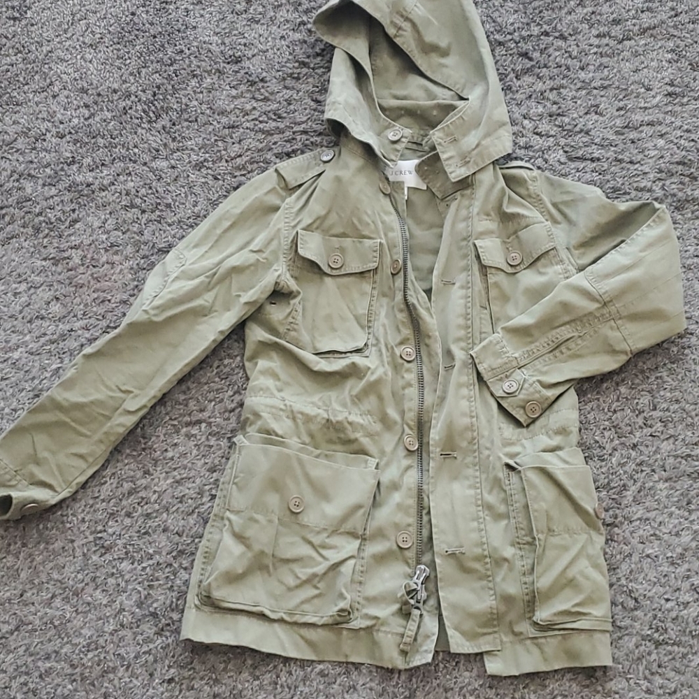 J Crew army Green jacket